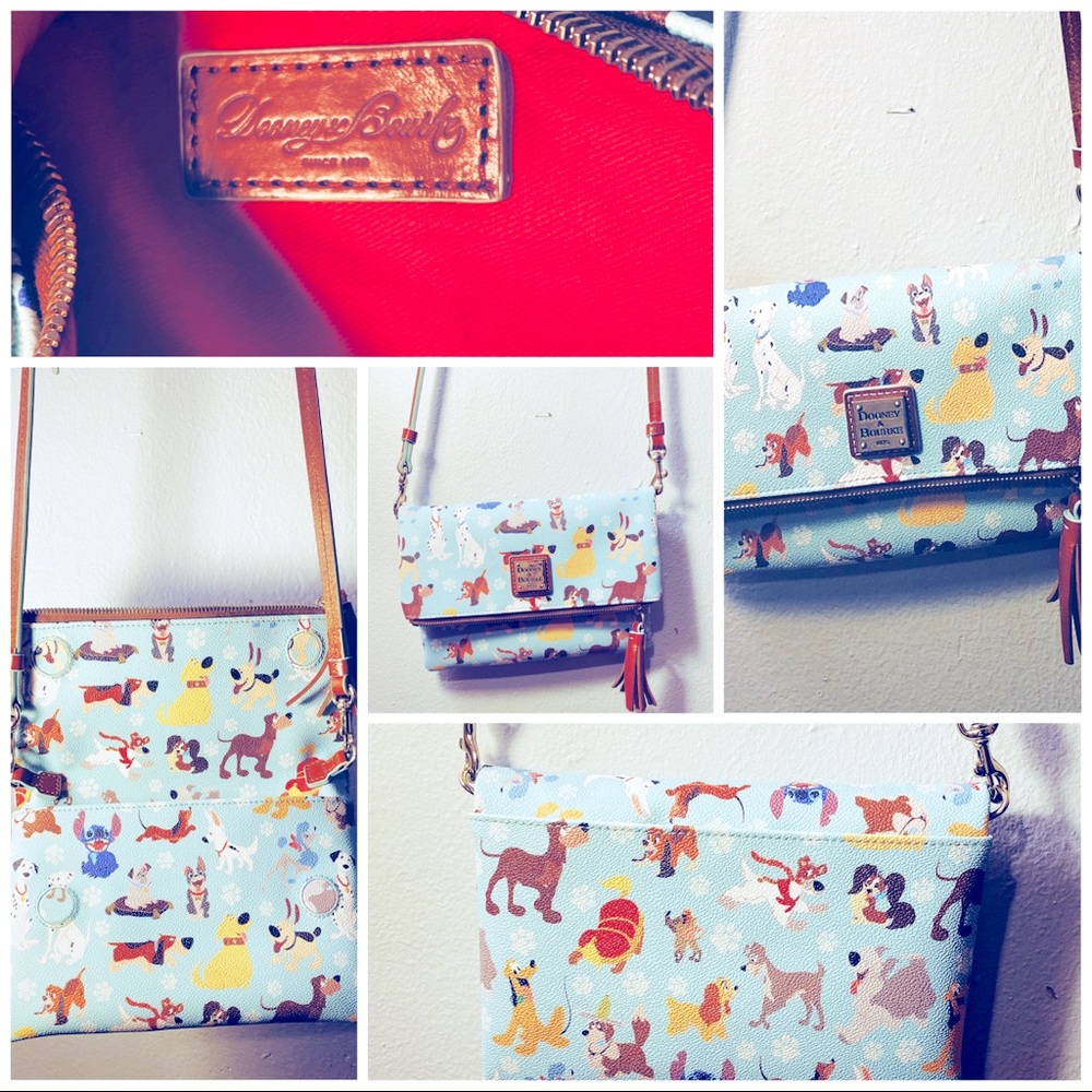 Dooney and Bourke Disney Dogs Foldover Crossbody